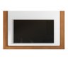 Painel Suspenso Roma 217cm Branco/cedro para Tv até 60” - Casa D - 1
