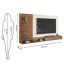 Ver imagem 4 de Painel para Tv Bento e Aparador Buffet Salle Freijó Off White – Dj Móveis