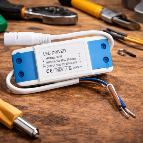 Kit 10 Fontes Driver Reator Led 36w Plafon 600ma