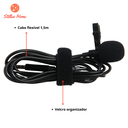 Ver imagem 6 de Microfone Lapela Condensador com Espuma Isolante de Ruído