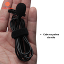 Ver imagem 7 de Microfone Lapela Condensador com Espuma Isolante de Ruído