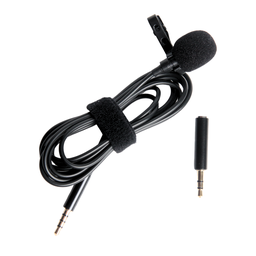Microfone Lapela Condensador com Espuma Isolante de Ruído - 1