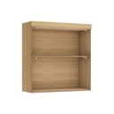 Ver imagem 4 de Módulo Cozinha Nesher Marquesa Armário C/ 2 Portas Basculante 80 Cm Nature - Nesher