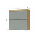 Ver imagem 3 de Módulo Cozinha Nesher Marquesa Armário C/ 2 Portas Basculante 80 Cm Nature - Nesher