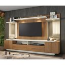 Ver imagem 1 de Rack para sala moderno com painel grande 2 metros Opala - Montanhês Móveis