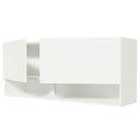 Ver imagem 4 de Armário Aéreo 120 Cm 2 Portas 2 Nichos Branco para Cozinha Madesa