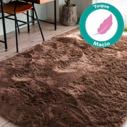 Tapete Pequeno Cinza Casen 140x100cm - 4 Tapete Pequeno Cinza Casen 140x100cm - 4