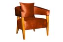 Ver imagem 1 de POLTRONA DECORATIVA VALENTINA LUXO DORA BELA - 0126 Ferrugem