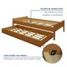 Cama de Solteiro Turca com Cama Auxiliar Move - 11
