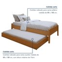 Ver imagem 7 de Cama de Solteiro Turca com Cama Auxiliar Move