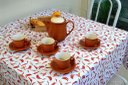 Ver imagem 1 de Toalha de Mesa Oxford - Pimentinhas Arte & Tear Redonda - 1,50 M