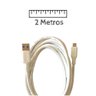 Cabo Usb Micro Usb 2 Metros V8 Reforçado Bmax - 4