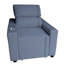 Ver imagem 3 de Poltrona Imperial com Assento Retratil Eletrica Linho Conforto Modernidade e Requinte Grafitte