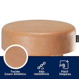 Kit 2 Banquetas Altas Berlim Couríssimo Amarula - Loja Sheep - 3