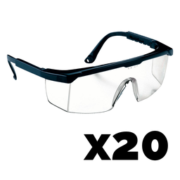 20 Óculos Proteção Frontal Lateral Contra Lesões nos Olhos - 1
