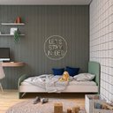 Ver imagem 2 de Cama Infantil Solteiro em Mdf e Madeira Arco-íris Verde - Straub Web