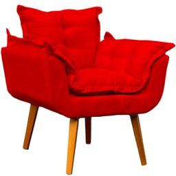 Kit Namoradeira Decorativa + 2 Poltronas Reforçadas Para Amamentação Suede - 4