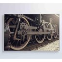 Ver imagem 1 de Quadro Rodas Trem Clássico 90x60 Cm Adesivo Fotográfico