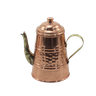 Bule em Cobre Bico Bronze Chaleira Café e Chá Jarra Tampa G - 1