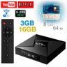 Kit Streaming Player Box Ut9 Pró Padrão 32Gb - 16Gb 3Gb Original TV Box Smart - Testado Cpuz - 2