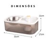 Bebedouro Comedouro Gato Cachorro Pet Filtro Agua Potavel Raçao Alimentaçao Suadavel Usb Silencioso  - 4