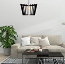 Ver imagem 2 de Luminária Teto tipo Pendente COROA MDF Completa -:Preta