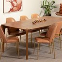 Ver imagem 5 de Mesa de Jantar Retangular para 8 Lugares Harmony 219 Cm - Natural C/ Canella