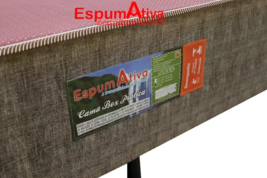 Cama Box Espumativa Casal - Estampa Sortida ( 138x188x43 ) - 3