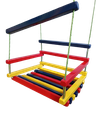 Ver imagem 1 de Balanço Gangorra Infantil Madeira 50x40 Colorido até 100kg