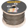 Cabo de aço polido alma de fibra 635 mm - 1/4" 6 x 19S Vonder - 1