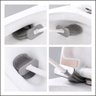 Escova de Silicone Vaso Sanitário Base para Banheiro Privada - 5