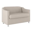 Ver imagem 1 de Namoradeira 2 Lugares Sala de Estar – Quarto – Balaqui Decor Cor:Bege