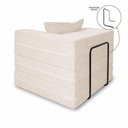 Ver imagem 3 de Poltrona Cama Modular Mold Boucle Reclinável Bege com Almofada Loja Sheep