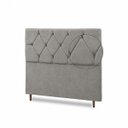 Ver imagem 5 de Cabeceira para Cama Casal King Estofada 1,93m Zoe Vilajo – Suede Cinza