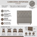 Ver imagem 7 de Cabeceira para Cama Casal King Estofada 1,93m Zoe Vilajo – Suede Cinza