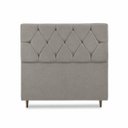 Ver imagem 3 de Cabeceira para Cama Casal King Estofada 1,93m Zoe Vilajo – Suede Cinza