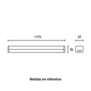 Ver imagem 2 de Luminária de Led Tubo Slim T5 18w