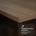 Ver imagem 5 de Conjunto Sala de Jantar Mesa Tampo de Madeira 4 Cadeiras Rustic/silver Luana Madesa