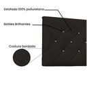 Ver imagem 4 de Cabeceira Painel Casal 1,40m Tânia Corano Marrom