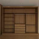 Ver imagem 5 de Guarda-roupa Casal Closetto 6 Portas 4 Gavetas 100% Mdf Amêndola Touch/off White - Panorama Móveis