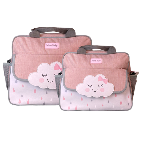 Kit Bolsas Maternidade Mave Baby Sweet Cloud Rosa