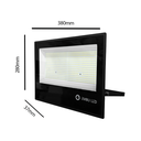 Ver imagem 2 de Refletor Led 600w 6000k Ip66 Bivolt Preto