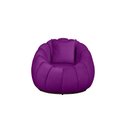 Ver imagem 1 de Poltrona Concha 100cm Base Fixa com Almofada Veludo: Roxo