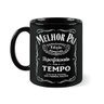 Caneca Personalizada Melhor Pai 300ml (100% Preta) - 1
