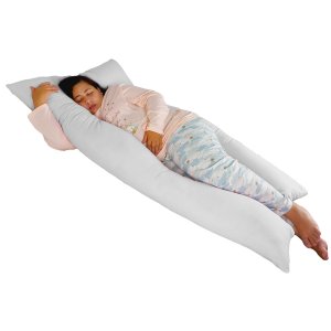 Capa para Travesseiro Gigante Anatômico 170x80cm Happy Line - Branco