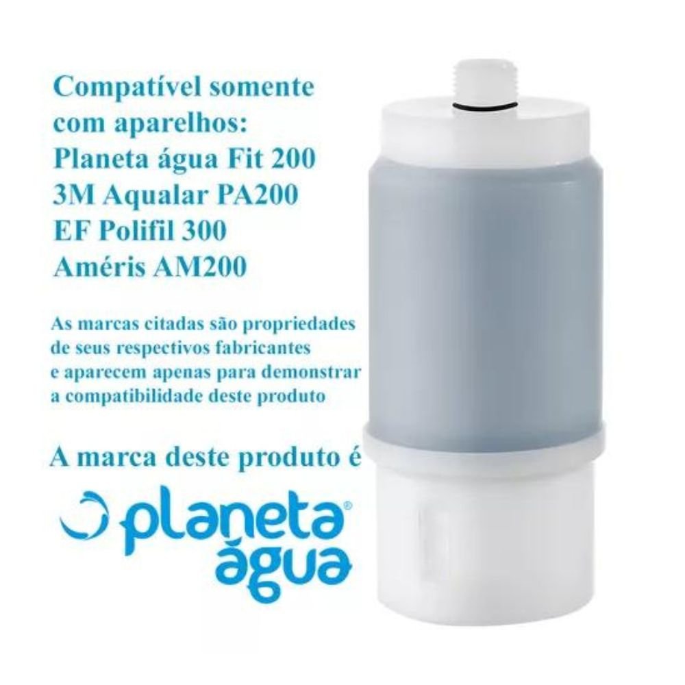 Filtro Refil Pa200 Planeta Água Compatível Modelos Descrição - 3