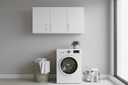 Ver imagem 5 de Armário Aéreo Multiuso 90cm 3 Portas Mdf Branco