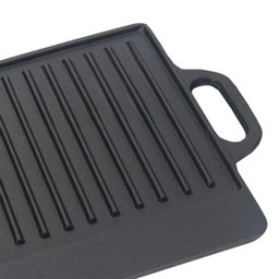 Chapa De Ferro Grill Reversível 51x23cm Mta - 2