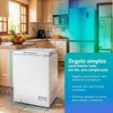 Ver imagem 3 de Freezer e Conservador Horizontal Hq 150 Litros Branco Hq-150cfx 110v