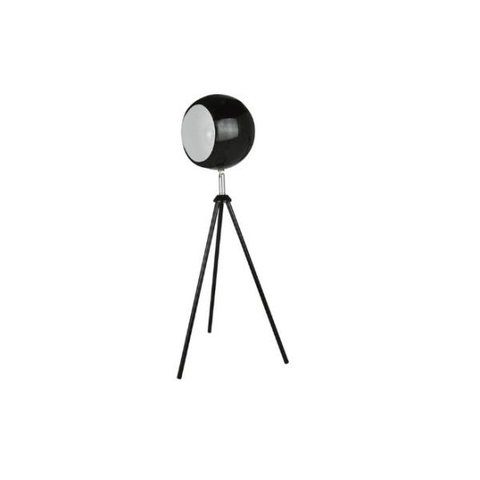 Luminária de mesa Tripé Foco preta metal 45X18 Premier